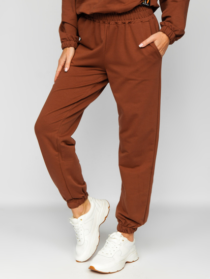 Women's 2-Piece Tracksuit Brown Bolf VE15