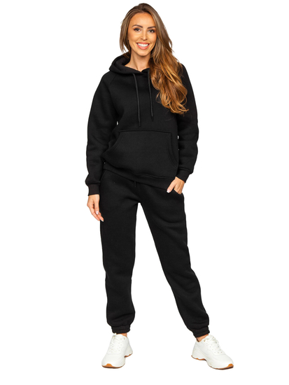 Women's 2-Piece Tracksuit Black Bolf 5996