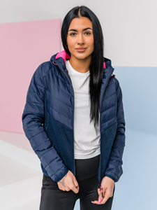 Women's Lightweight Jacket Navy blue Bolf KSW4005