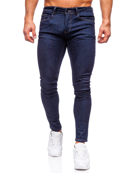 Men's Jeans Slim Fit Navy Blue Bolf MP003BS