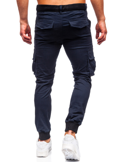 Men's Cargo Joggers Navy Blue Bolf MP0208BS