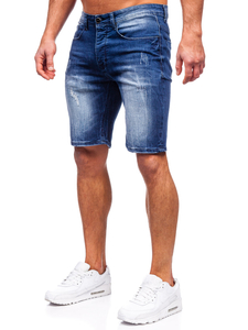 Men's Denim Shorts Navy Blue Bolf MP0044B